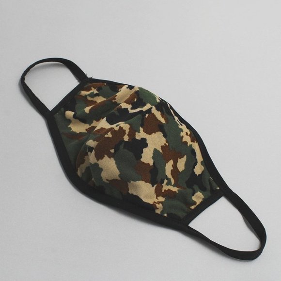 Camo Print Face Mask - Picture 2 of 3
